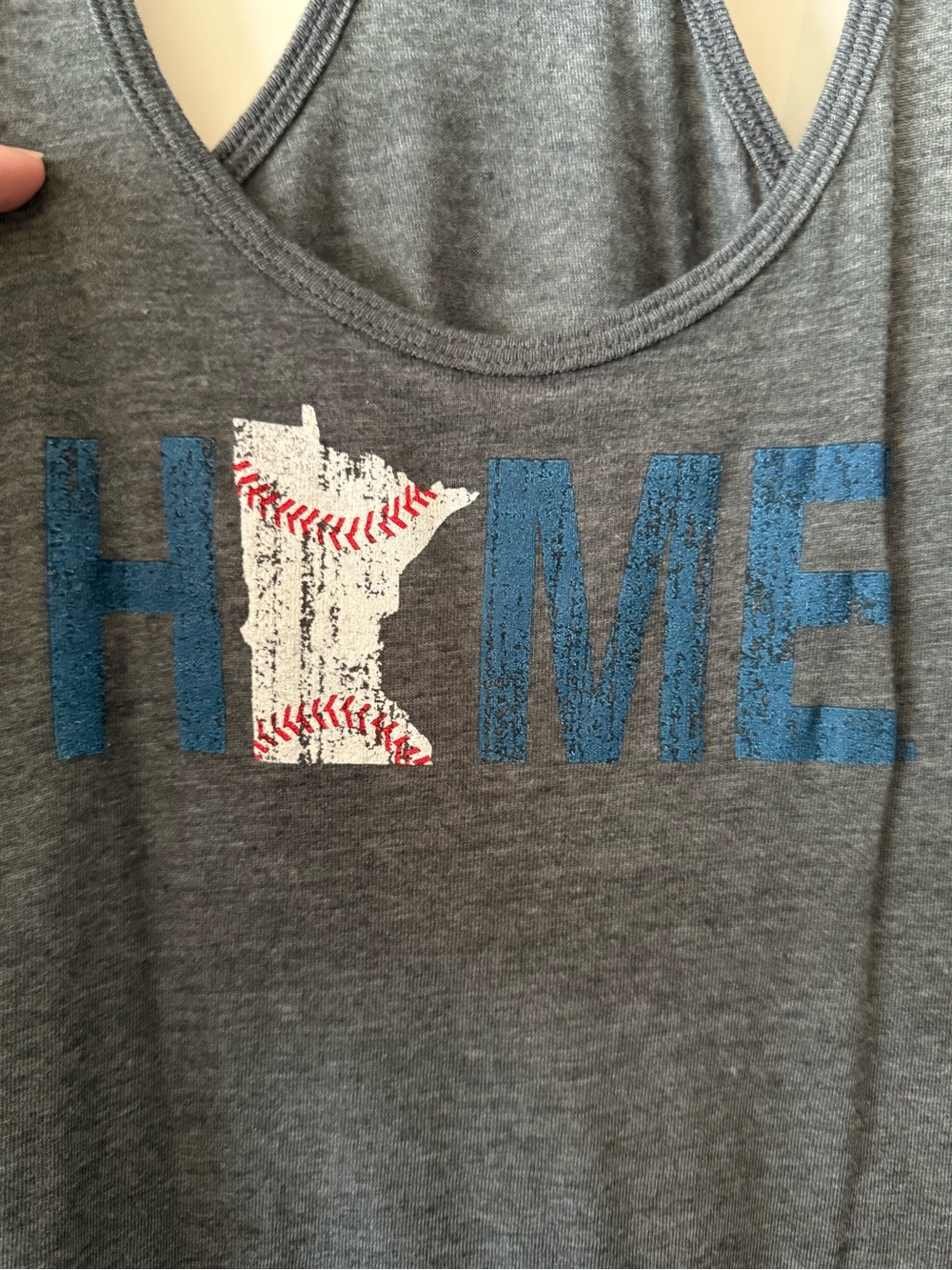 Minnesota Baseball Racerback Tank - Picture 2 of 6